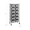 Seville Classics 7-Tier NSF 12-Bin Rack Storage Unit, 25" W x 14" D x 56" H